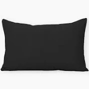 Black Pillow Cover 18 X 24 Inch