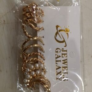 Gold Plated Earring For Women Pack Of 6