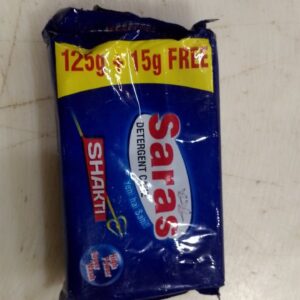 Saras Detergent Soap 130Gm