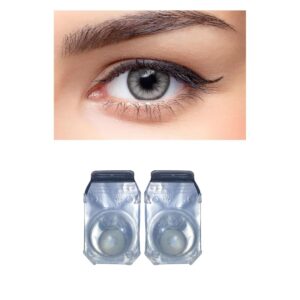 Silky Grey Eye Lens