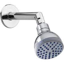 Cosimo 3 Inch Ivory Round Abs Shower 7 Inch Stainless Steel Round Shower Arm Set Of 1