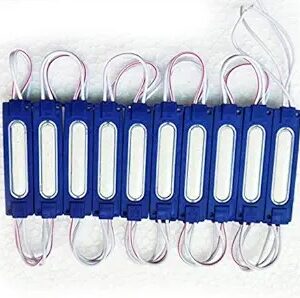 Ecloud 6P Led Strips 12V Waterproof 5630 5730 Led Smd Injection Module Blue 10 Module Blue