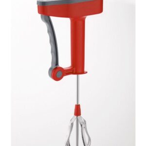 Active Red Manual Hand Blender Kitchen Blade Material Stainless Steel