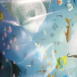 Fridge Blue Color Mat Set Of 4