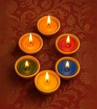 Diya For Puja And Diwali Decoration 6 Cup Tealight Holder