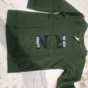 Kids Green Color T Shirt Size 24