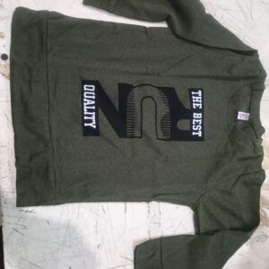 Kids Green Color T Shirt Size 26