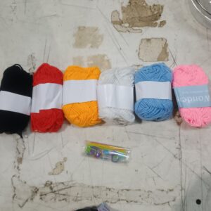 Nimi Creation Hand Knitting Woolen Thread Dyed Pack Of 6 Colors
