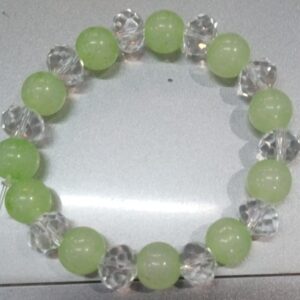 Green Beads Bracelet For Women