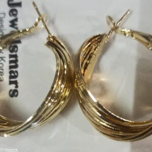 Gold Colour Earrings For Women