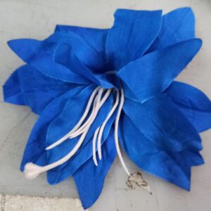 Blue Colour Flower Hair Clip For Girls