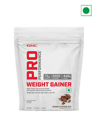 Gnc Double Chocolate Flavoured Pro Performance Weight Gainer 2 . 27 Kg