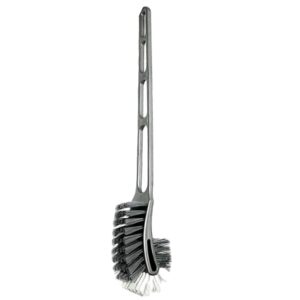 Double Side Grey Hockey Toilet Cleaning Brush