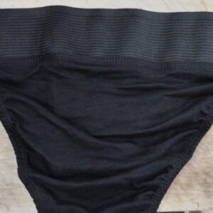 Plain Black Men Athletic Frenchie Supporter For Gym Size Xl