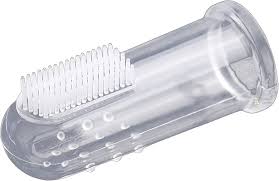 Transparent Silicone Kids Teeth Finger Brush