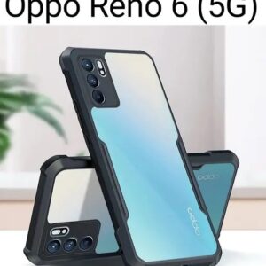 Black Colour Transparent Mobile Cover For Reno 6 5G