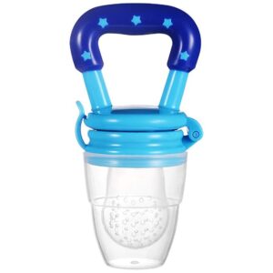 Babys Silicone Fresh Fruit Food Grade Soft Safe Toypoint Blue Colour