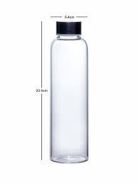 Transparent Glass Bottle 1 L