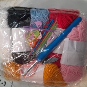 Knitting Wool Kit 300 Gm Multicolor