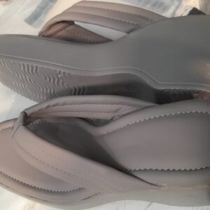 Womens Grey Wedge Sandals Size 40