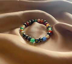 Mens And Womens Multicolor Beads Bracelet