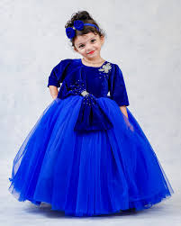 Kids Girl Party Wear Dress Royal Blue Color Size Kids Girl Party Wear Dress Royal Blue Color Size 130