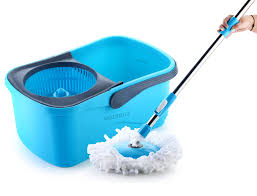Madhuli Elegant 360 Degree Spin Bucket Mop Set Floor Cleaning Mop Stick With Bucket Mopping Set