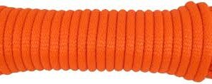 38 Inch Neon Orange Dacron Polyester Rope