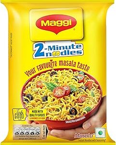 Maggi 2Minute Instant Noodles Masala Noodles With Goodness Of Iron Made With Favourite Masala Taste 70G