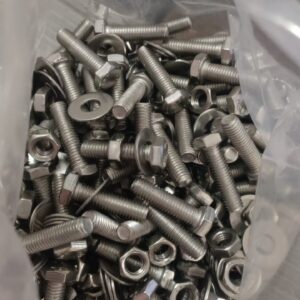 Stainless Steel Hexagonal Head Boltnut And Washer Size 3Point5 Cm Approx 2 Kg