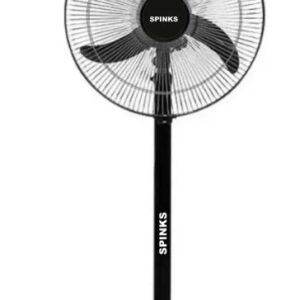 Spinks 400 Mm Pedestal Fan 85 Watt Motor Black
