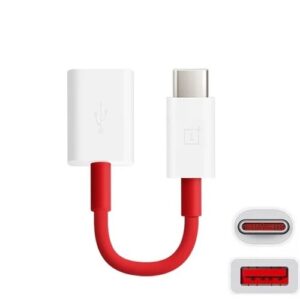Red And White Gp One Plus Red Otg Cable