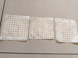 Stiker Aesthetic Transparent Golden Electric Switch Board Stickers Set Of 300 Stickers