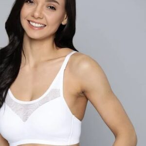 Women Bra Colour White Size 38