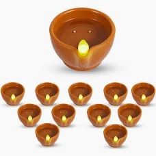 Led Water Diya Pack Of 12