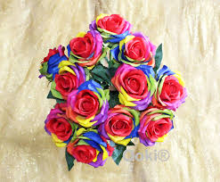 Decorative Flower Rainbow Gamla