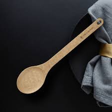 Long Handle Wooden Mixing Spoon 16Point5 Inch Large Wooden Spoons Wood Soup Spoons For Kitchen Stirring And Cooking