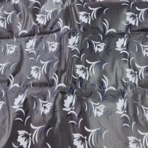 Kitchen Self Mat Black Printed 5Mtr