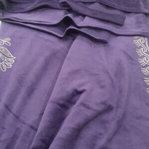 Womens Velvet Dupatta Wine