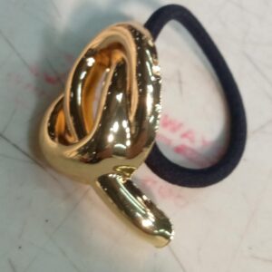 Gold Colour Stylish Rubber Band For Hair