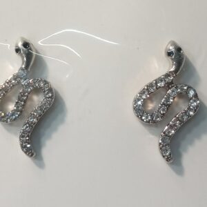 Artificial White Crystal Earrings For Women