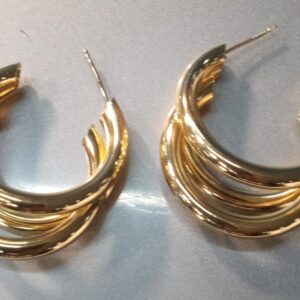 Gold Plated Hoop Earrings For Women