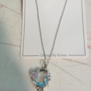 Artificial White Crystal Neck Pendant For Women