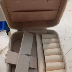 Jewellery Organiser Travel Case White