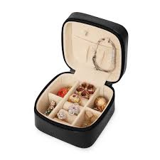 Black Color Mini Jewellery Box