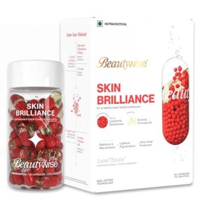 Beautywise Glutathione With Nacdual Action 60 Capsules Vitamin C For Skin Brightening Glow 52G