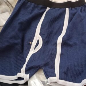 Men Navy Blue Color Underwear Size M