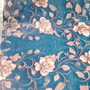 Blue Printed Wallpapers 16X39 Inches Pack Of 3