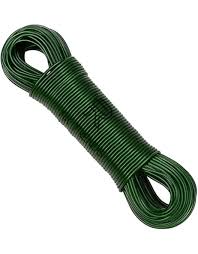 Pvc Coated Steel Wire Cloth Line Green 20Mtr