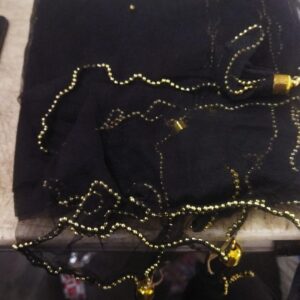 Black Colour Net Dupatta For Women